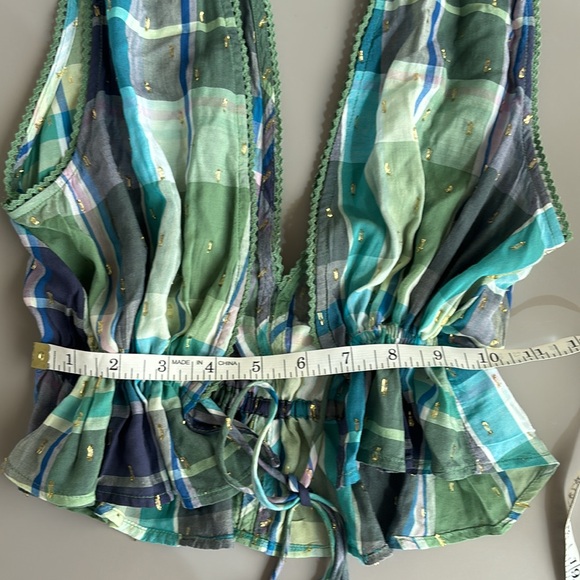 Aerie plaid crop top - Picture 4 of 7